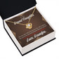 To My Granddaughter Grandpa Encouragement Infinity Knot Necklace Message Card-Express Your Love Gifts