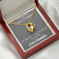 To My Granddaughter Grandpa's Princess Forever Necklace w Message Card-Express Your Love Gifts