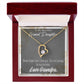 To My Granddaughter Grandpa's Princess Forever Necklace w Message Card-Express Your Love Gifts