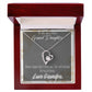 To My Granddaughter Grandpa's Princess Forever Necklace w Message Card-Express Your Love Gifts