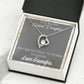 To My Granddaughter Grandpa's Princess Forever Necklace w Message Card-Express Your Love Gifts