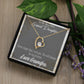 To My Granddaughter Grandpa's Princess Forever Necklace w Message Card-Express Your Love Gifts