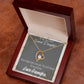 To My Granddaughter Grandpa's Princess Forever Necklace w Message Card-Express Your Love Gifts