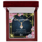 To My Granddaughter Great-granddaughter Alluring Ribbon Necklace Message Card-Express Your Love Gifts