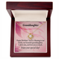 To My Granddaughter Happy Birthday Beautiful Granddaughter Infinity Knot Necklace Message Card-Express Your Love Gifts