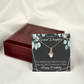 To My Granddaughter Happy Birthday Granddaughter Alluring Ribbon Necklace Message Card-Express Your Love Gifts