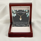 To My Granddaughter Happy Birthday Granddaughter Alluring Ribbon Necklace Message Card-Express Your Love Gifts