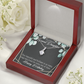 To My Granddaughter Happy Birthday Granddaughter Alluring Ribbon Necklace Message Card-Express Your Love Gifts