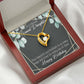 To My Granddaughter Happy Birthday Granddaughter Forever Necklace w Message Card-Express Your Love Gifts