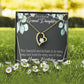 To My Granddaughter Happy Birthday Granddaughter Forever Necklace w Message Card-Express Your Love Gifts