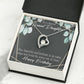 To My Granddaughter Happy Birthday Granddaughter Forever Necklace w Message Card-Express Your Love Gifts