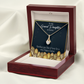 To My Granddaughter Happy Easter Granddaughter Alluring Ribbon Necklace Message Card-Express Your Love Gifts
