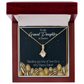 To My Granddaughter Happy Easter Granddaughter Alluring Ribbon Necklace Message Card-Express Your Love Gifts
