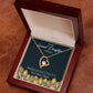 To My Granddaughter Happy Easter Granddaughter Forever Necklace w Message Card-Express Your Love Gifts