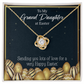 To My Granddaughter Happy Easter Infinity Knot Necklace Message Card-Express Your Love Gifts