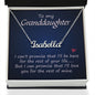 To My Granddaughter I Can't Promise Custom Name Necklace-Express Your Love Gifts