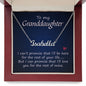 To My Granddaughter I Can't Promise Custom Name Necklace-Express Your Love Gifts