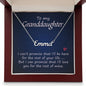 To My Granddaughter I Can't Promise Custom Name Necklace-Express Your Love Gifts