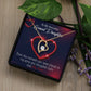 To My Granddaughter In My Heart Forever Necklace w Message Card-Express Your Love Gifts
