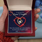 To My Granddaughter In My Heart Forever Necklace w Message Card-Express Your Love Gifts