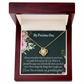 To My Granddaughter Inspirational Message From Grandma Infinity Knot Necklace Message Card-Express Your Love Gifts