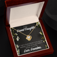 To My Granddaughter Last Breath From Grandma Infinity Knot Necklace Message Card-Express Your Love Gifts