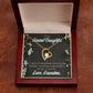 To My Granddaughter Last Breath Grandma Forever Necklace w Message Card-Express Your Love Gifts