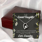 To My Granddaughter Last Breath Grandma Forever Necklace w Message Card-Express Your Love Gifts
