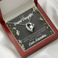 To My Granddaughter Last Breath Grandma Forever Necklace w Message Card-Express Your Love Gifts
