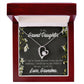 To My Granddaughter Last Breath Grandma Forever Necklace w Message Card-Express Your Love Gifts