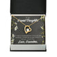 To My Granddaughter Last Breath Grandma Forever Necklace w Message Card-Express Your Love Gifts
