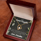 To My Granddaughter Last Breath Grandma Forever Necklace w Message Card-Express Your Love Gifts