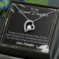 To My Granddaughter Live Your Dreams Forever Necklace w Message Card-Express Your Love Gifts