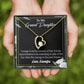 To My Granddaughter Live Your Dreams Forever Necklace w Message Card-Express Your Love Gifts