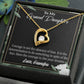 To My Granddaughter Live Your Dreams Forever Necklace w Message Card-Express Your Love Gifts