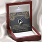 To My Granddaughter Love Means A Grandchild Forever Necklace w Message Card-Express Your Love Gifts