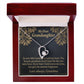 To My Granddaughter Love Means A Grandchild Forever Necklace w Message Card-Express Your Love Gifts