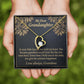 To My Granddaughter Love Means A Grandchild Forever Necklace w Message Card-Express Your Love Gifts