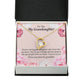 To My Granddaughter Loving Granddaughter To Grandma Forever Necklace w Message Card-Express Your Love Gifts