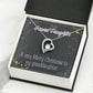 To My Granddaughter Merry Christmas Granddaughter Forever Necklace w Message Card-Express Your Love Gifts