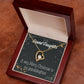 To My Granddaughter Merry Christmas Granddaughter Forever Necklace w Message Card-Express Your Love Gifts