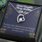 To My Granddaughter Merry Christmas With Love Forever Necklace w Message Card-Express Your Love Gifts
