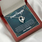 To My Granddaughter My Little Girl Forever Necklace w Message Card-Express Your Love Gifts