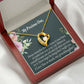 To My Granddaughter Never Forget Forever Necklace w Message Card-Express Your Love Gifts
