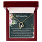 To My Granddaughter Never Forget Forever Necklace w Message Card-Express Your Love Gifts