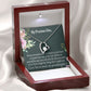 To My Granddaughter Never Forget Forever Necklace w Message Card-Express Your Love Gifts