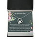 To My Granddaughter Never Forget Forever Necklace w Message Card-Express Your Love Gifts
