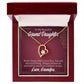 To My Granddaughter Never Forget Grandpa Forever Necklace w Message Card-Express Your Love Gifts