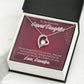 To My Granddaughter Never Forget Grandpa Forever Necklace w Message Card-Express Your Love Gifts