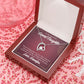 To My Granddaughter Never Forget Grandpa Forever Necklace w Message Card-Express Your Love Gifts